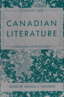 Studies on Canadian Literature Cover