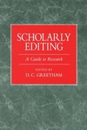 Scholarly Editing Cover