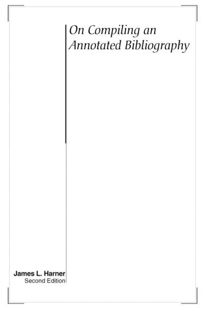 On Compiling an Annotated Bibliography (2nd edition) Cover